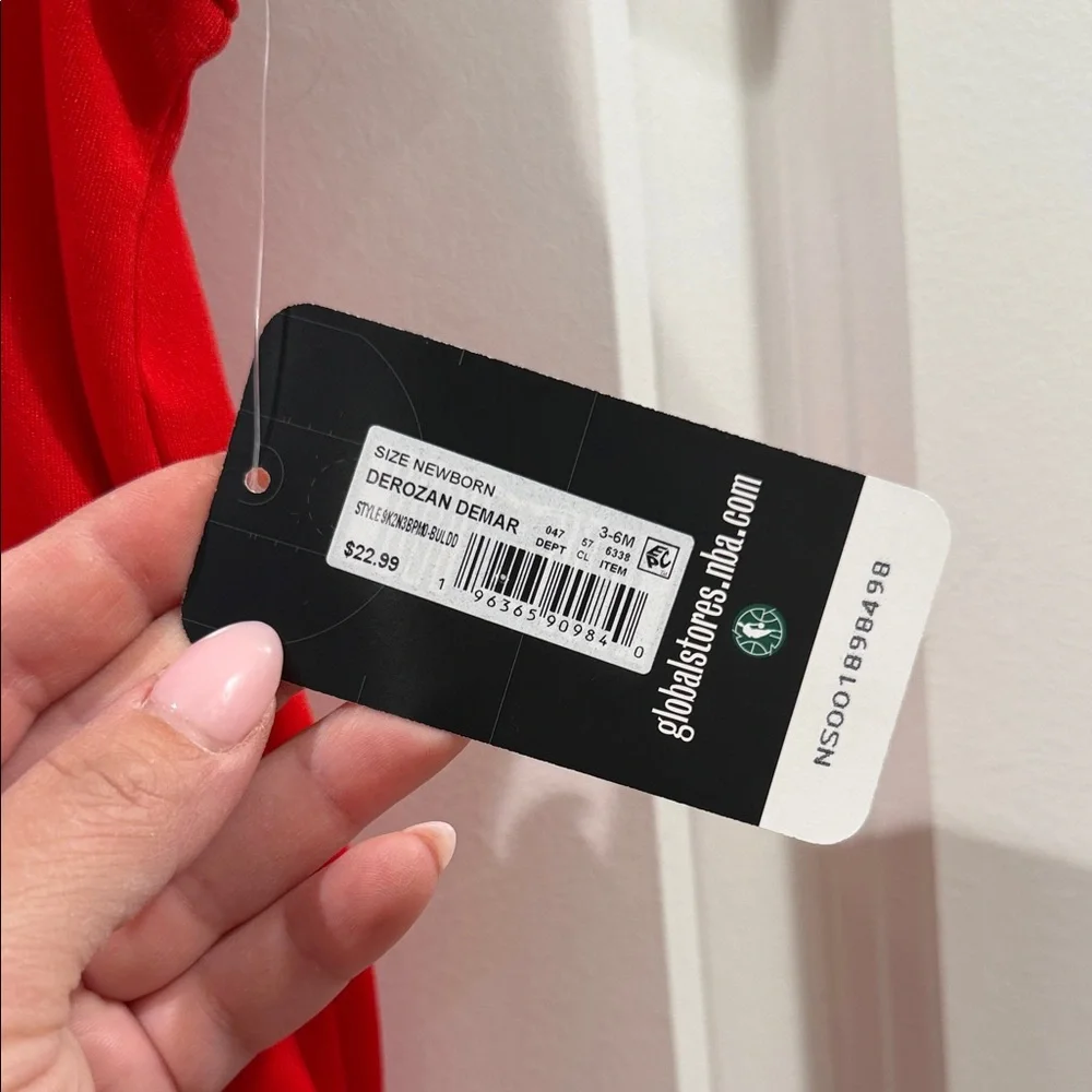 Chicago Bulls Red Baby Romper #11 size 3-6 months NWT - Picture 2 of 5